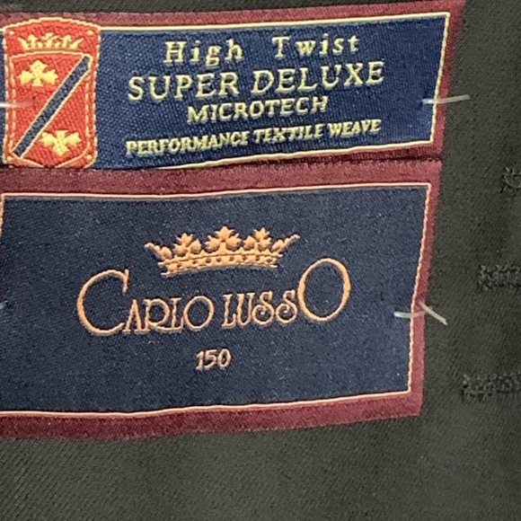 Carlo Lusso NEW men’s black suit - Picture 7 of 8